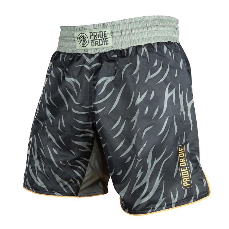 Pride Or Die wolfpack v2 MMA Shorts - Black